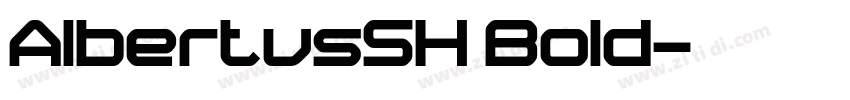 AlbertusSH Bold字体转换